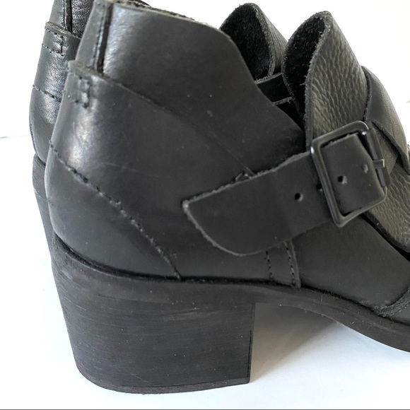 90’s Vintage Deadstock block heel leather shoe NEW - Picture 10 of 15